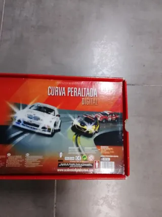 Scalextric Curva Peraltada Powerline Gris