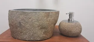 Mueble de teca maciza para baño y lavabo
