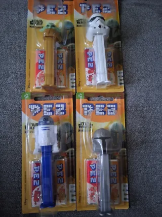 Lote 4 Figuras PEZ Star Wars