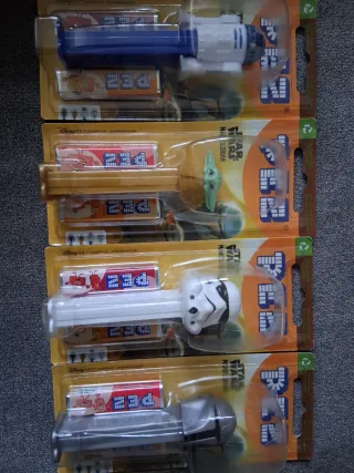Lote 4 Figuras PEZ Star Wars
