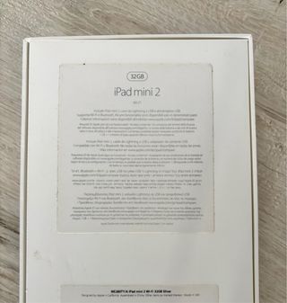 Caja vacía iPad mini