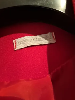 Cappotto rosso  donna taglia unica