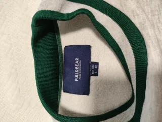 Sudadera Gris y Verde Hombre