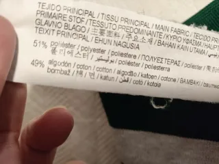 Sudadera Gris y Verde Hombre