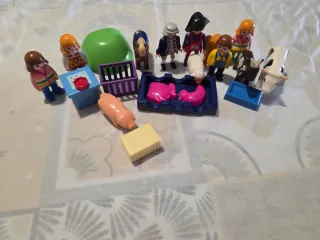 Playmobil infantil: tren, animales y figuras