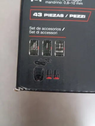 Taladro Atornillador Parkside 12V 2 baterías