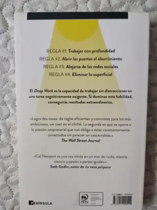 Céntrate (Deep Work): Las cuatro reglas para el...