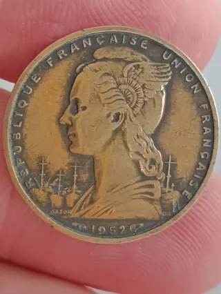 20 Francos Somalia Francesa 1952