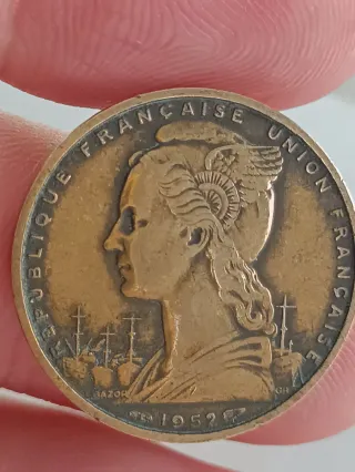 20 Francos Somalia Francesa 1952