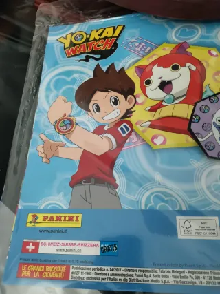 Album Panini Yo-Kai Watch con figurine nuovo 2017