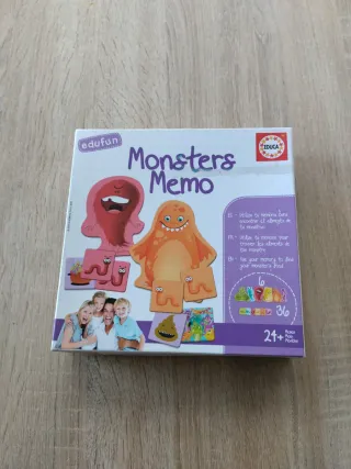 Juego de mesa Monsters Memo Educa
