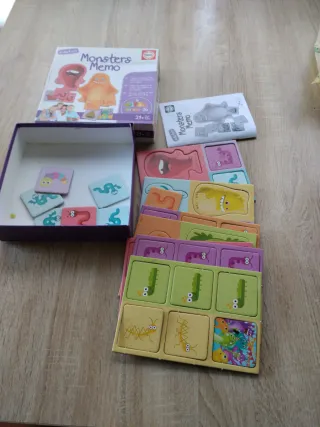 Juego de mesa Monsters Memo Educa