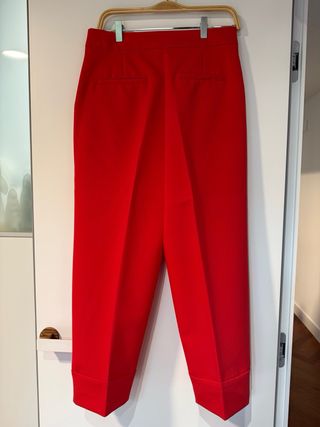 Pantalón Zara Rojo