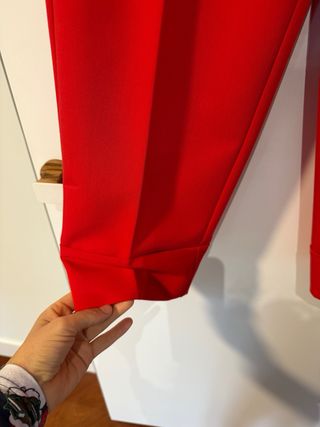 Pantalón Zara Rojo