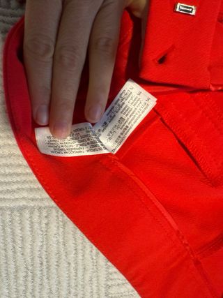 Pantalón Zara Rojo