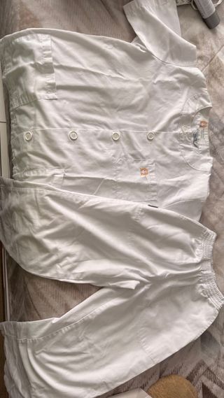 Uniforme Médico/Enfermera Blanco Talla XS