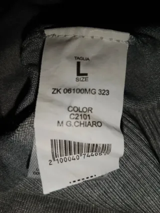 Maglione girocollo grigio uomo SONNYBONO