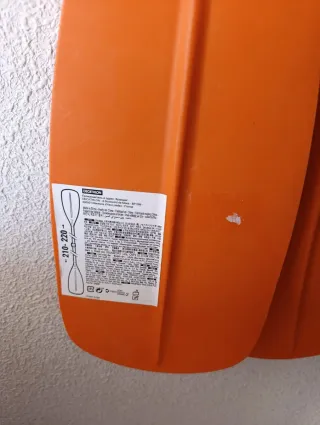 Remo Naranja para Kayak/SUP