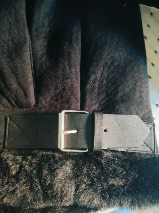 Chaqueta pelo Pull&Bear negra