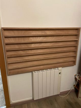 Estantería expositor trenes madera