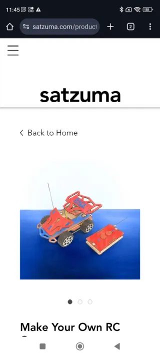 Satzuma Coche RC Madera (sin abrir)