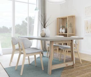 Zoccoli in legno per tavolo o scrivania