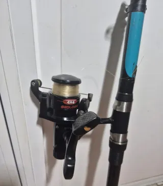 Caña de pescar Geologic con carrete, 3,5 mts