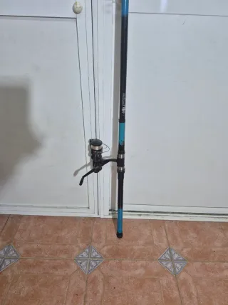 Caña de pescar Geologic con carrete, 3,5 mts