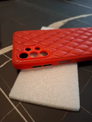 Cover Samsung A32 Trapuntato Rosso