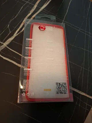 Cover Samsung A32 Trapuntato Rosso