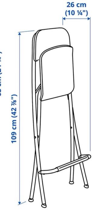 1 Taburete alto plegable (63 de alto