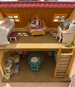 Casa Silvanian Families con figuras