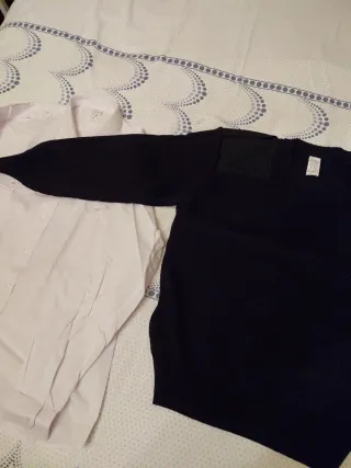 Maglione e camicia Marina Militare XL