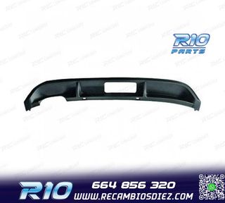 DIFUSOR VOLKSWAGEN VW GOLF 7 12-17 LOOK R LINE DOBLE SALIDA