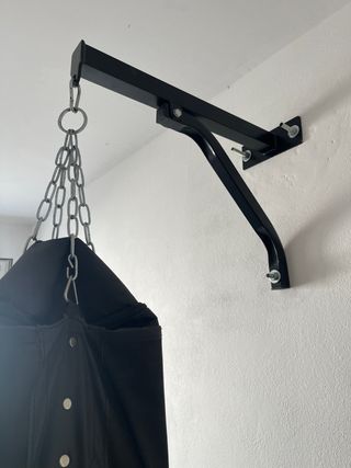 Saco boxeo/kick boxing 150cm + soporte pared