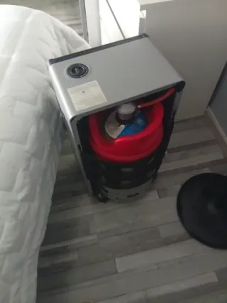 Estufa de gas con bombona incluida
