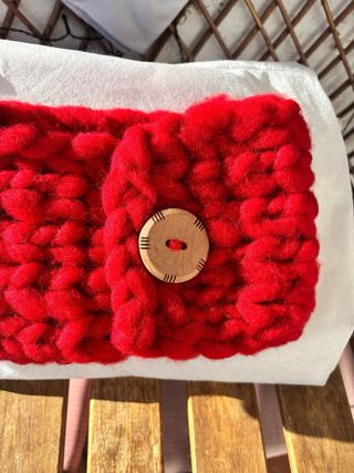 Bufanda preciosa tejida a mano de oveja merina