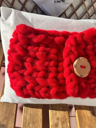 Bufanda preciosa tejida a mano de oveja merina