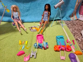 Casa Barbie 3 Piani + Barbie Campeggio