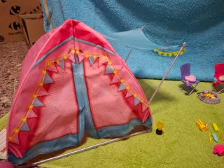 Casa Barbie 3 Piani + Barbie Campeggio