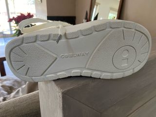 Zapatillas plataforma grises y blancas