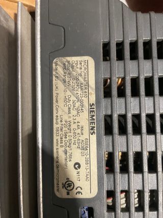 Siemens Micromaster 410