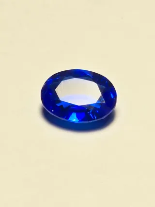 Tanzanite Certificated oval cut deep blue AAA