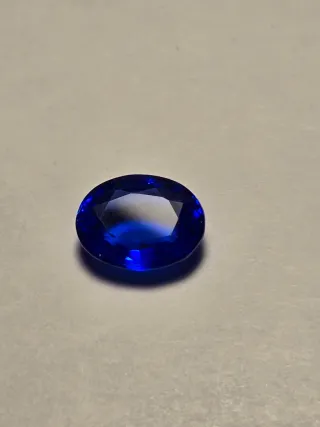 Tanzanite Certificated oval cut deep blue AAA