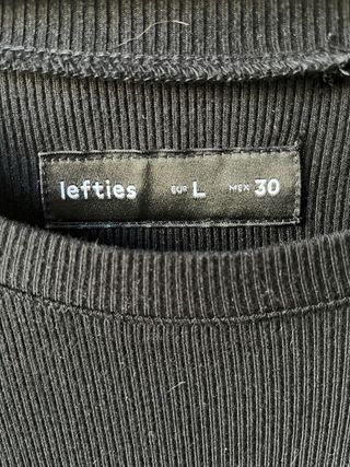 Vestido largo Lefties negro