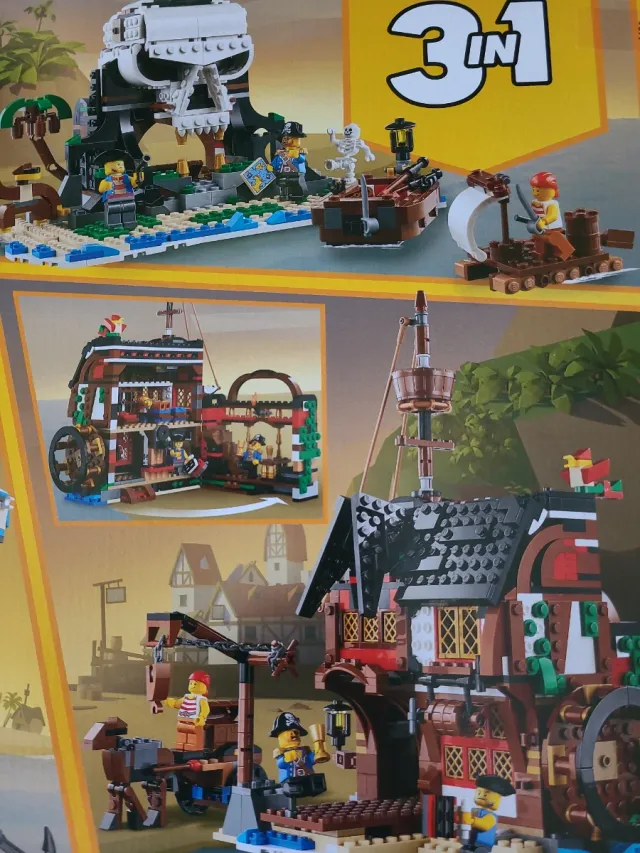 LEGO Creator 31109 Barco Pirata 3 en 1