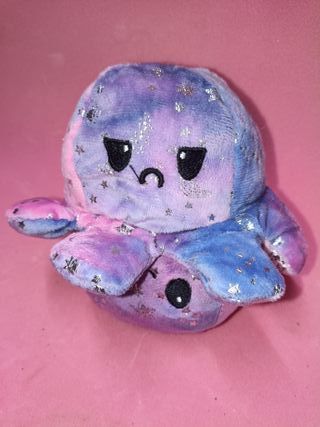 Lote 5 peluches: oso, vaca, tigre, perro, pulpo