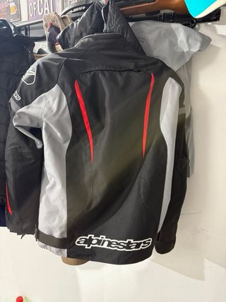 Chaqueta Moto Alpinestars Negra y Gris