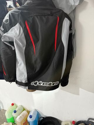 Chaqueta Moto Alpinestars Negra y Gris