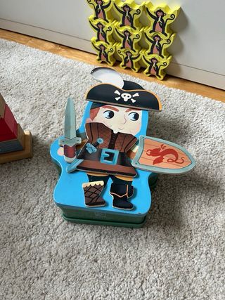 Lote juguetes de madera